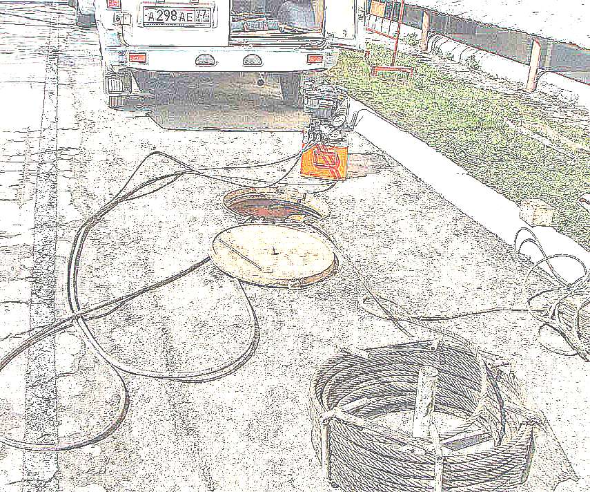 Ремонт канализационных сетей (фотография 2) (фото)